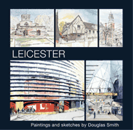 A watercolour book of Leicester front cover