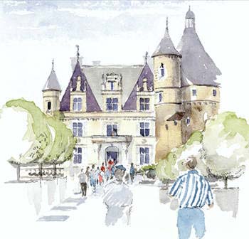 A large picture of Chateau Chenonceaux