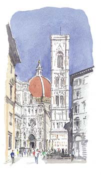 A large picture of Florence Duomo