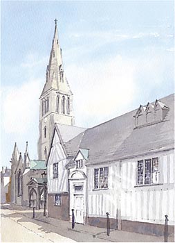A large picture of Guildhall & Cathedral