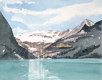 A large picture of Lake Louise, Canada