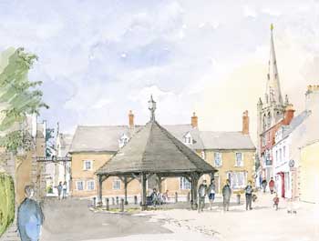 A large picture of Oakham Central Square