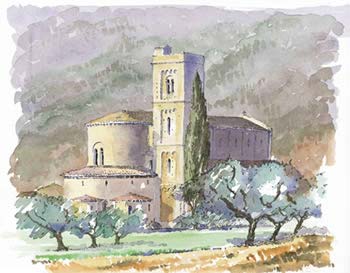 A large picture of Sant’ Antimo Exterior