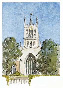 A large picture of St Mary’s, Melton Mowbary